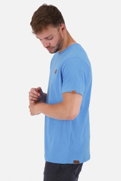 Alife & Kickin T-Shirt Halbarm MaddoxAK A Shirt, Azure Melange 3 Alife & Kickin T-Shirt Halbarm MaddoxAK A Shirt, Azure Melange – Bild 3