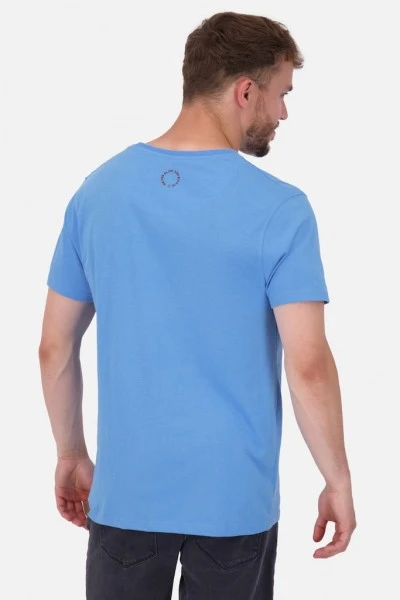 Alife & Kickin T-Shirt Halbarm MaddoxAK A Shirt, Azure Melange 4 Alife & Kickin T-Shirt Halbarm MaddoxAK A Shirt, Azure Melange – Bild 4