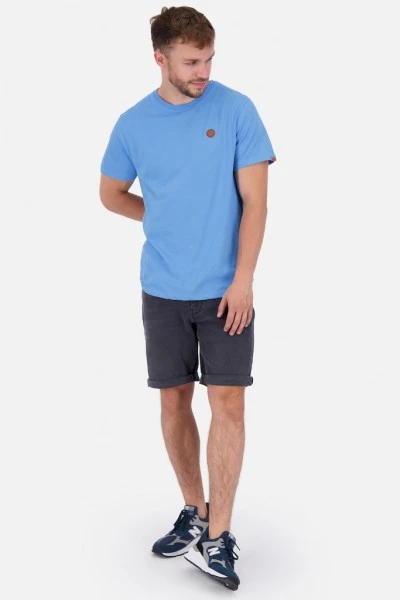 Alife & Kickin T-Shirt Halbarm MaddoxAK A Shirt, Azure Melange 6 Alife & Kickin T-Shirt Halbarm MaddoxAK A Shirt, Azure Melange – Bild 6