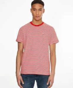 Tommy Jeans T-Shirt Halbarm TJM TOMMY CLASSICS STRIPE TEE, RED -Lloyd Gürtel Shop fe07b7a6 777e 1a91 a614 04162cdc88a9 600x600