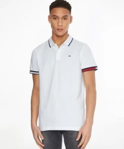 Tommy Jeans Polo Halbarm TJM REG FLAG CUFFS POLO, BLUE -Lloyd Gürtel Shop fe07b7a6 777e 1a91 a614 0416b0840074 600x600