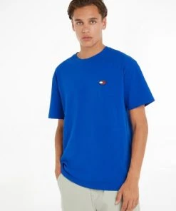 Tommy Jeans T-Shirt Halbarm TJM CLSC TOMMY XS BADGE TEE, BLUE -Lloyd Gürtel Shop fe07b7a6 777e 1a91 a614 0516541e554a 600x600