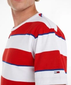 Tommy Jeans T-Shirt Halbarm TJM RLX BOLD STRIPE TEE, RED -Lloyd Gürtel Shop fe07b7a6 777e 1a91 a614 0516ac9d2a20 600x600