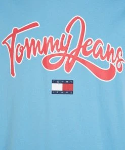 Tommy Jeans T-Shirt Halbarm TJM REG COLLEGE POP TEXT TEE, BLUE -Lloyd Gürtel Shop fe07b7a6 777e 1a91 a614 0516c4ea4496 600x600