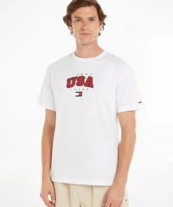 Tommy Jeans T-Shirt Halbarm TJM CLSC MODERN SPORT USA TEE, WHITE -Lloyd Gürtel Shop fe07b7a6 777e 1a91 a614 0616a8d33f14 600x600
