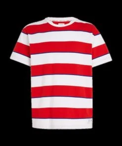 Tommy Jeans T-Shirt Halbarm TJM RLX BOLD STRIPE TEE, RED