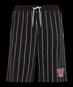 Tommy Jeans Bermuda TJM OVZ PINSTRIPE BB SHORT, BLACK
