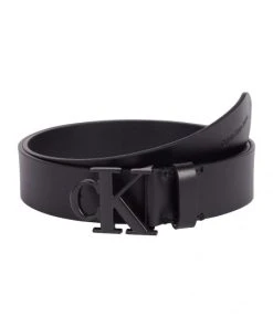 Calvin Klein Gürtel ROUND MONO PLAQUE BELT 35MM, BLACK