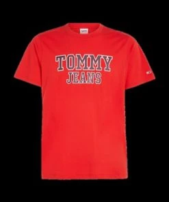 Tommy Jeans T-Shirt Halbarm TJM ESSENTIAL TJ TEE, RED