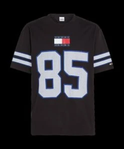 Tommy Jeans T-Shirt Halbarm TJM SKATE MODERN SPORT 85 TEE, BLACK