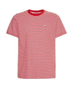 Tommy Jeans T-Shirt Halbarm TJM TOMMY CLASSICS STRIPE TEE, RED