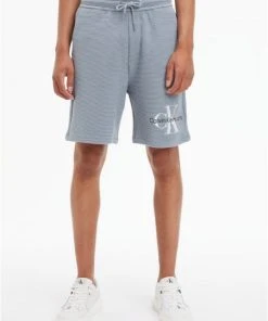 Calvin Klein Bermuda MONOLOGO OTTOMAN RIB SHORT, GREY