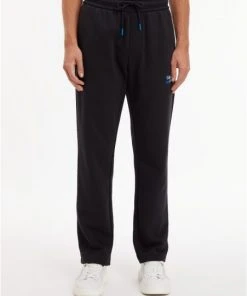 Calvin Klein Hose TRANSPARENT STRIPE LOGO HWK PANT, BLACK