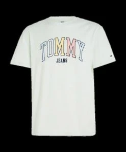 Tommy Jeans T-Shirt Halbarm TJM CLSC COLLEGE POP TOMMY TEE, BLUE