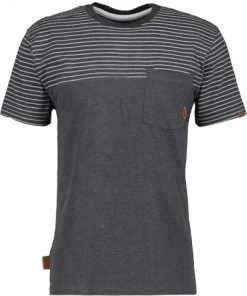 Alife & Kickin T-Shirt Halbarm LeopoldAK Z Shirt, Moonless Melange