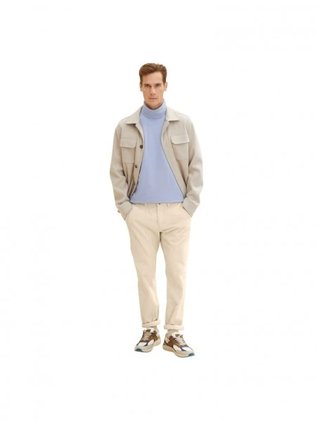 Tom Tailor T-Shirt Langarm Longsleeve Turtle Neck, Light Fern Blue 3 Tom Tailor T-Shirt Langarm Longsleeve Turtle Neck, Light Fern Blue – Bild 3