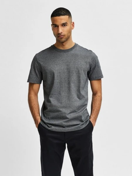 Selected T-Shirt Halbarm SLHNORMAN MINI STRIPE SS TEE W NOOS, Black/Light Grey 6 Selected T-Shirt Halbarm SLHNORMAN MINI STRIPE SS TEE W NOOS, Black/Light Grey – Bild 6