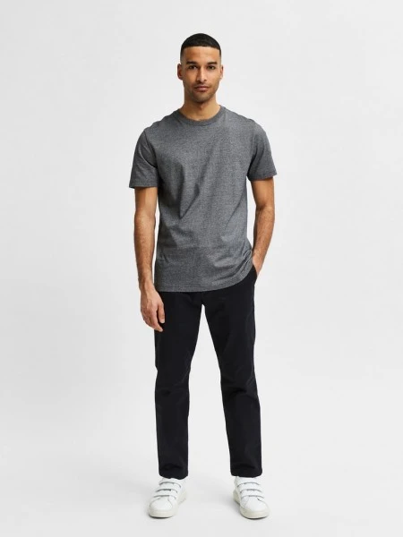 Selected T-Shirt Halbarm SLHNORMAN MINI STRIPE SS TEE W NOOS, Black/Light Grey 3 Selected T-Shirt Halbarm SLHNORMAN MINI STRIPE SS TEE W NOOS, Black/Light Grey – Bild 3