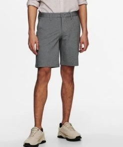 Only & Sons Shorts ONSMARK SHORTS GW 8667 NOOS, Medium Grey Melange -Lloyd Gürtel Shop ff20388e 6428 f78a 9514 f562849e0022 600x600